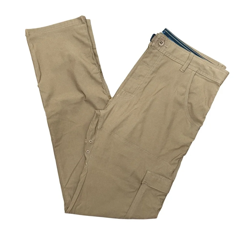 Prana Stretch Zion Slim Pant Mens 36x34 Brown Hiking Outdoor Cargo 1969831 36/34